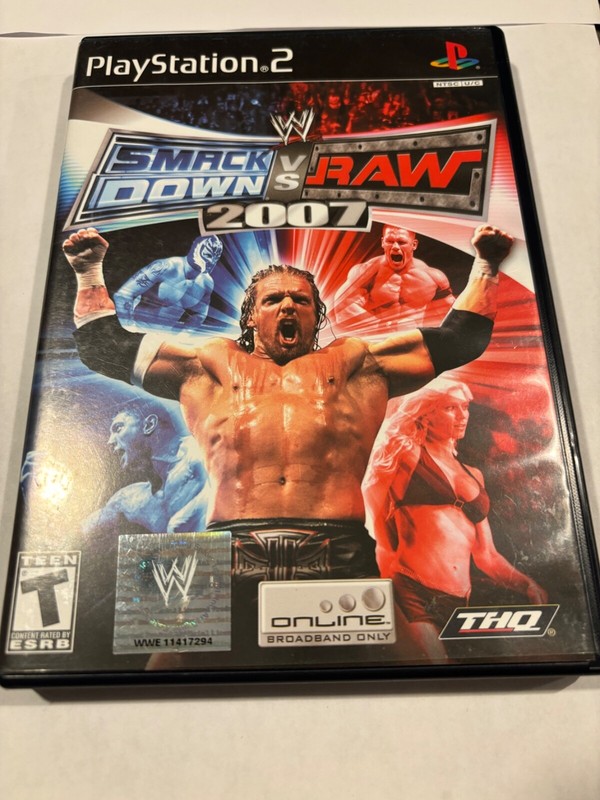 Smackdown Vs Raw 2007 ( Tested- Game & Box Only)