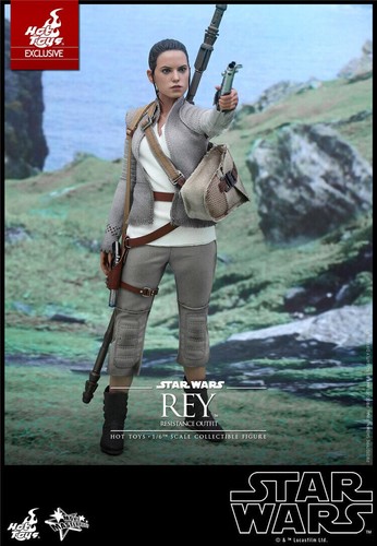 New Hot Toys MMS377 Star Wars The Force Awakens 1/6 Rey Resistance Outfit - Picture 12 of 12