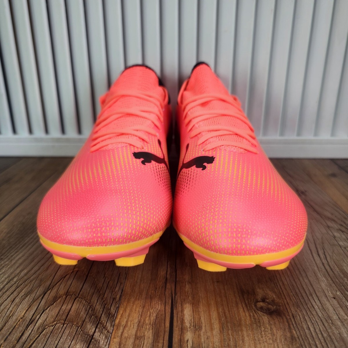 PUMA Future 7 Play FG/AG 107723-03 Mens Sz 9 Black Sunset Glow Soccer Cleats NEW PUMA Future 7 Play FG/AG Forever Faster - Sunset Glow/PUMA  main image 4