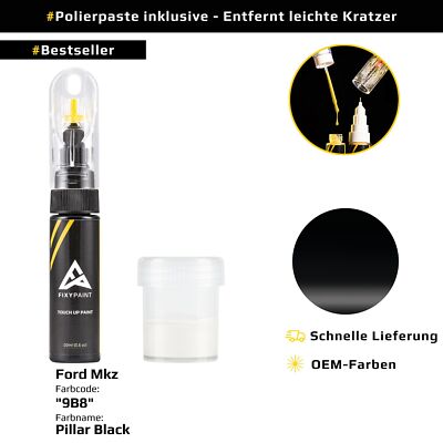 Lackstift für Ford Mkz Code: 9B8 Pillar Black