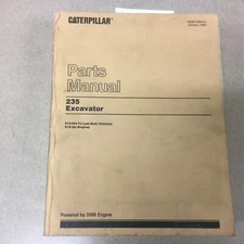 CAT Caterpillar 235 PARTS MANUAL BOOK CATALOG LIST EXCAVATOR sn 81X404-LAST