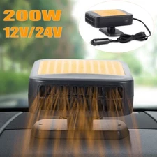2 in 1 Car Heater 200w Dashboard Heater 360 Degree Rotation Windshield Defogger