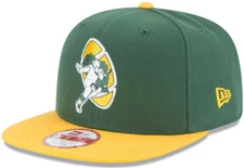 Green Bay Packers New Era Snapback Historical Logo Hat (G60)