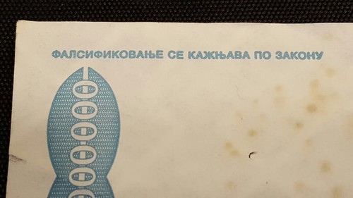 3 Yugoslavia Dinara AA 1993 Fabulous Paper Money Ungraded Circulated Banknotes - Picture 6 of 8