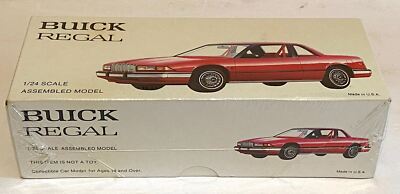 1988 Buick Regal 2 Door Coupe Dealer Promo 1/24 Scale Plastic
