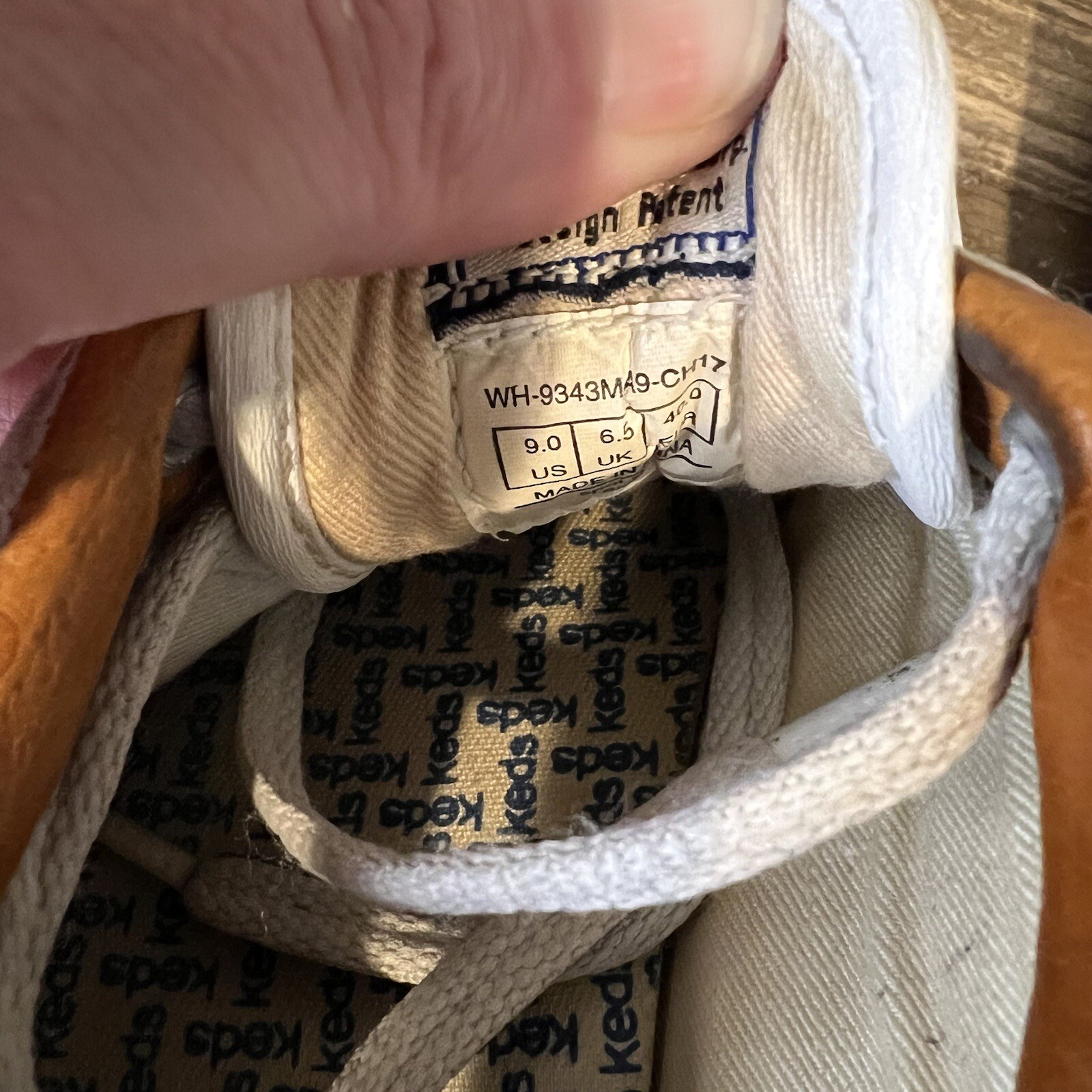 Womens Keds White Leather Baseball Casual Comfort Shoes Sneakers Size 9 M GUC
