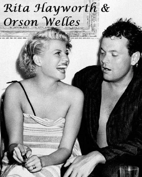 Rita Hayworth & Orson Welles candid 1940's off-screen pose together 8x10  photo | eBay