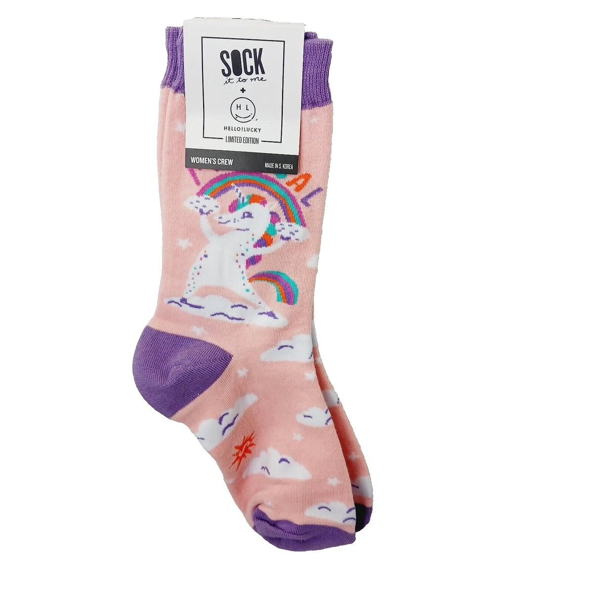 Kids funny socks with cool cats wearing sunglasses