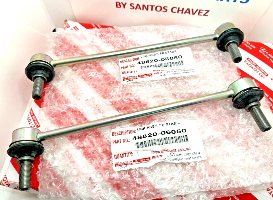 Toyota Camry 2007-2017, Avalon L/R barra delantera eslabón oscilante pieza original OEM X2 Foto 4 de 4