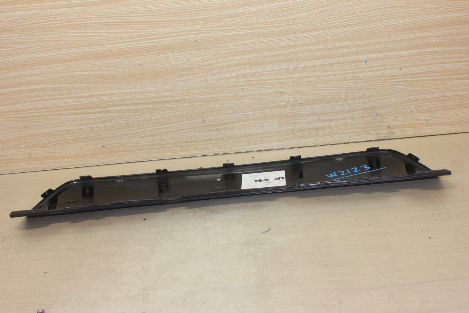 14-19 MASERATI GHIBLI REAR BUMPER VALANCE SKID PLATE BLACK GENUINE OEM