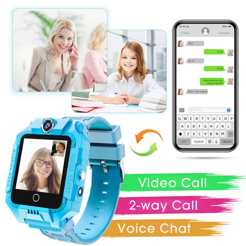 Kids SmartWatch Phone Watch with Camera GPS Tracker Video Call Torch Pedometer - Picture 6 of 11