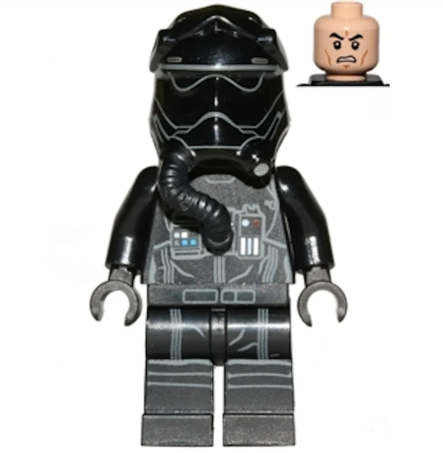 LEGO Star Wars First Order TIE Fighter Pilot Minifigure sw0672 75101 NEW - Image 3 of 3