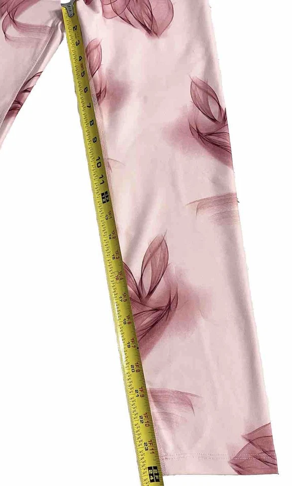 Nanette Lepore Play Theatre Waist Leggings Women’s Medium Pink Floral - Image 4 of 4