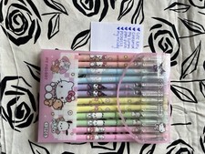 12pc Erasable Sanrioed Gel Ink Pen Kawaii. Hello Kitty Pen