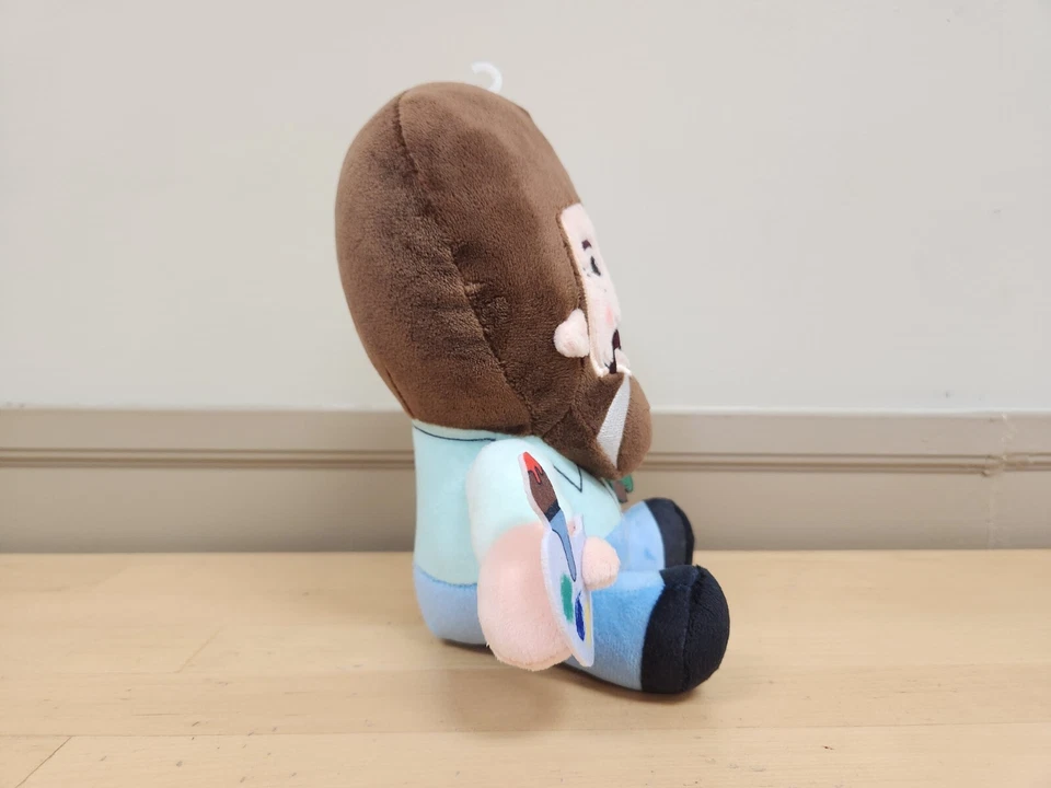 Bob Ross Kidrobot® Plush Doll, The Joy of Painting -New -8.5" tall - Image 4 of 4