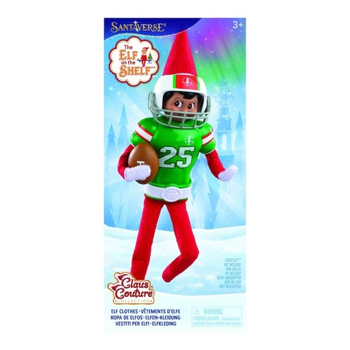 Elf on the Shelf Color green Claus Couture, Touchdown Tidings Set eBay