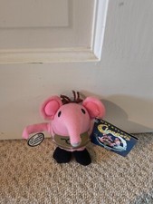 CLANGERS 1999 Vtg Small MAJOR Plush Toy Not Whistling Golden Bear.