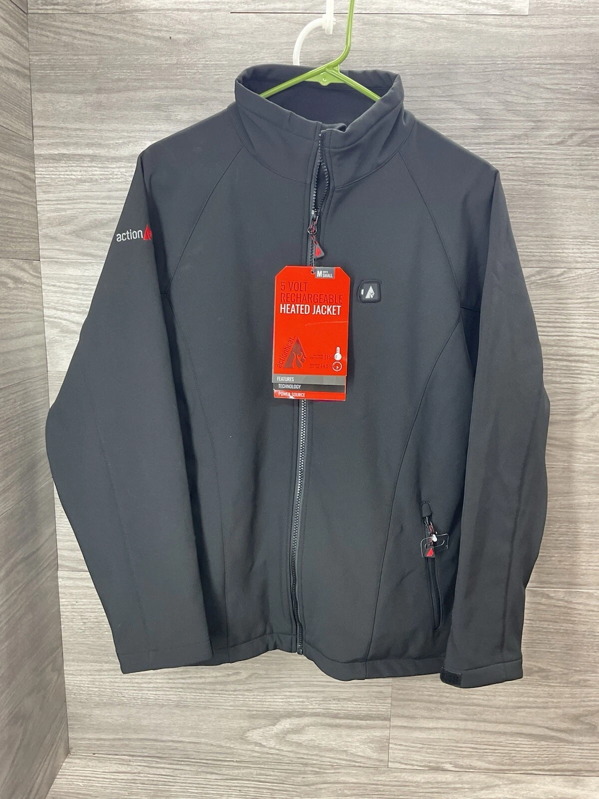 ActionHeat 5V Men's Sz Small Softshell Battery Heated Jacket