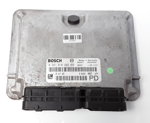 Opel Zafira A 2,0 DTI 16V Motorsteuergerät Steuergerät 24417169 PD 0281010268
