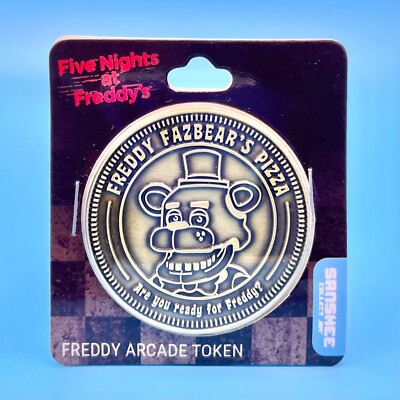 Five Nights At Freddy's Freddy Fazbear's Pizza 1987 Arcade Token Coin ...