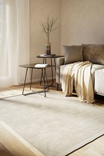 MYFLAIR Teppich Vorleger WOOLY DREAM 100% Wolle natur grau meliert 200x290 cm