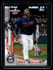 Miguel Sano 2020 Topps Opening Day Walk This Way SP Card  #WW-11