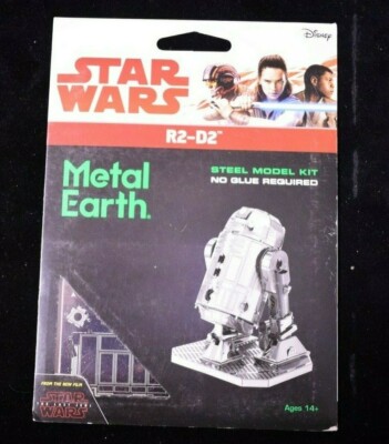 Fascinations Metal Earth Star Wars Robot R2-D2 3D Laser Cut Steel DIY Model Kit