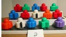 Fisher Price Bee Bop Building Singing Snail 15 Stacking Replacement Blocks W2