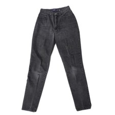 Vintage Womens Gap Size 9 10 27 W Faded Black Denim Denim Jeans Made in USA