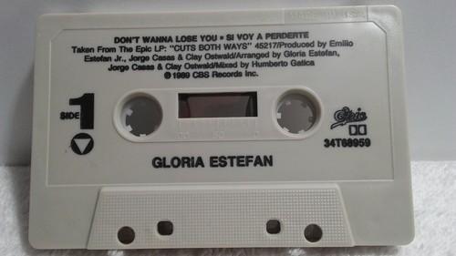 Gloria Estefan - Don't Wanna Lose You / Si Voy A Perderte (Cass Single) - Picture 2 of 5