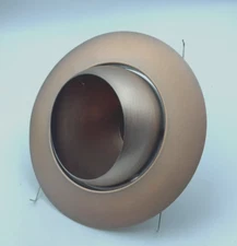 6" INCH CAN  EYE BALL RECESSED LIGHT ADJUSTABLE TRIM DARK BRONZE FINISH