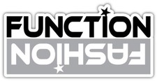 Function Fashion JDM Slogan Sticker Car Bumper Decal - 9'', 12'' or 14''
