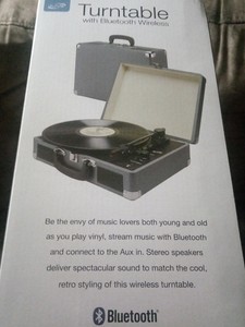 ilive turntable with bluetooth speaker