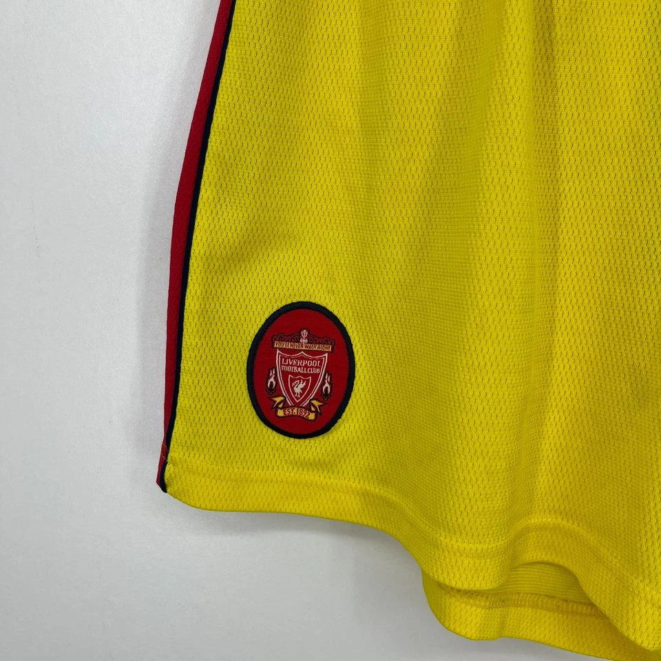 Pantalones Cortos de Fútbol Reebok Liverpool Club Para Hombre Talla L Amarillo De Colección FC 1997 Foto 4 de 4