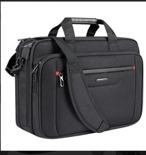 Laptop Briefcase Premium Laptop Case Fits up to 17.3 Inch Business Shoulder Bag