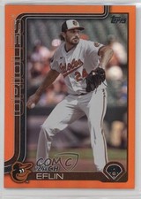 2025 Topps Series 1 Orange Rainbow 25/25 Zach Eflin #188 0z9m
