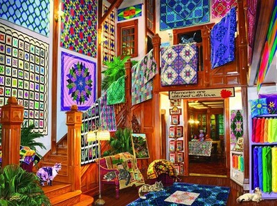 Stitched with Love 1000 pc Jigsaw Puzzle by SunsOut