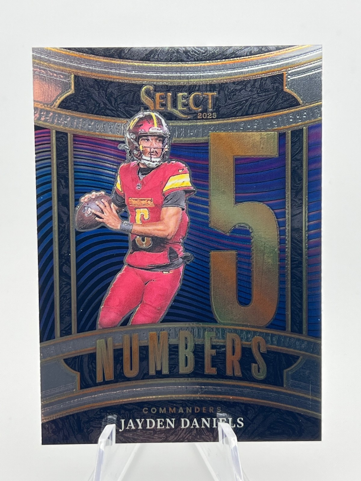 2025 Panini Select #22 Jayden Daniels Select Numbers