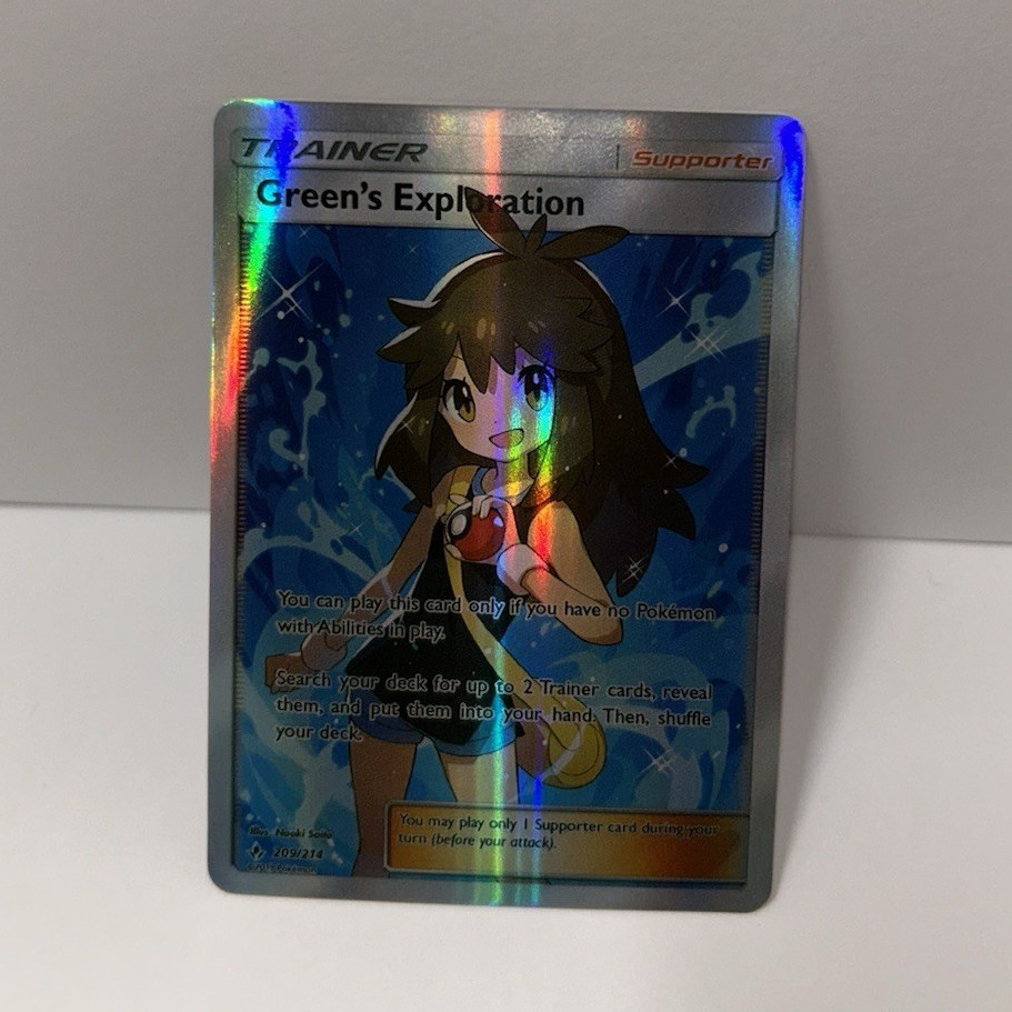 The Pokémon Company Green's Exploration 209/214 Unbroken Bonds UR Holo Full Art