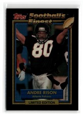 1992 Topps Football's Finest Andre Rison #23 Atlanta Falcons Limited Edition