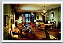 Edsel & Eleanor Ford House Drawing Room Vintage Postcard by Korab