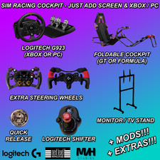 Next Level Racing F-GT Lite / Logitech G923 (Xbox/PC) FULL SIM RACING COCKPIT!!!