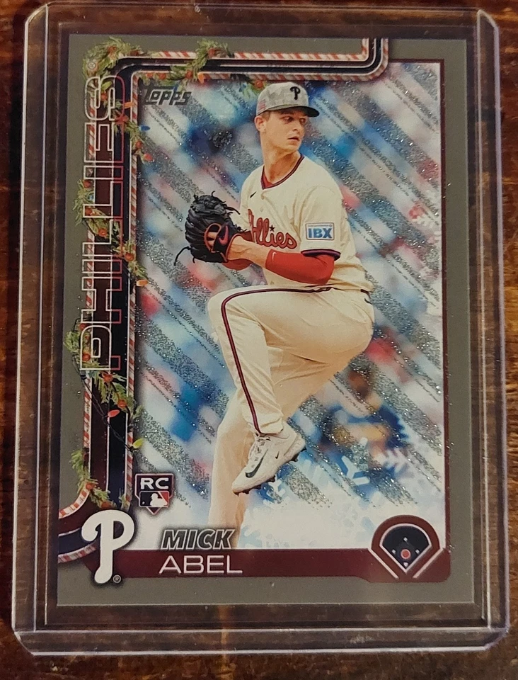 25 Topps Xmas Edition Harper/Wheeler/Realmuto/Abel With Schmidt MVP /99 - Image 4 of 4