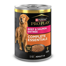 Grain Free Wet Dog Food, Classic Beef and Salmon Entrée, 13 oz Cans (12 Pack) 4.71 per gallon