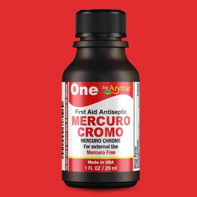 Arymar Mercuro Chromo, First Aid Antiseptic For Wounds, 1 Fl. Oz.