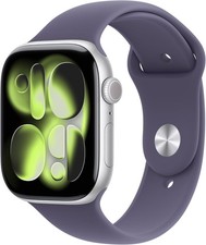 Apple Watch Series 11 GPS LTE 42MM Silver Aluminum Case Purple Fog Sport