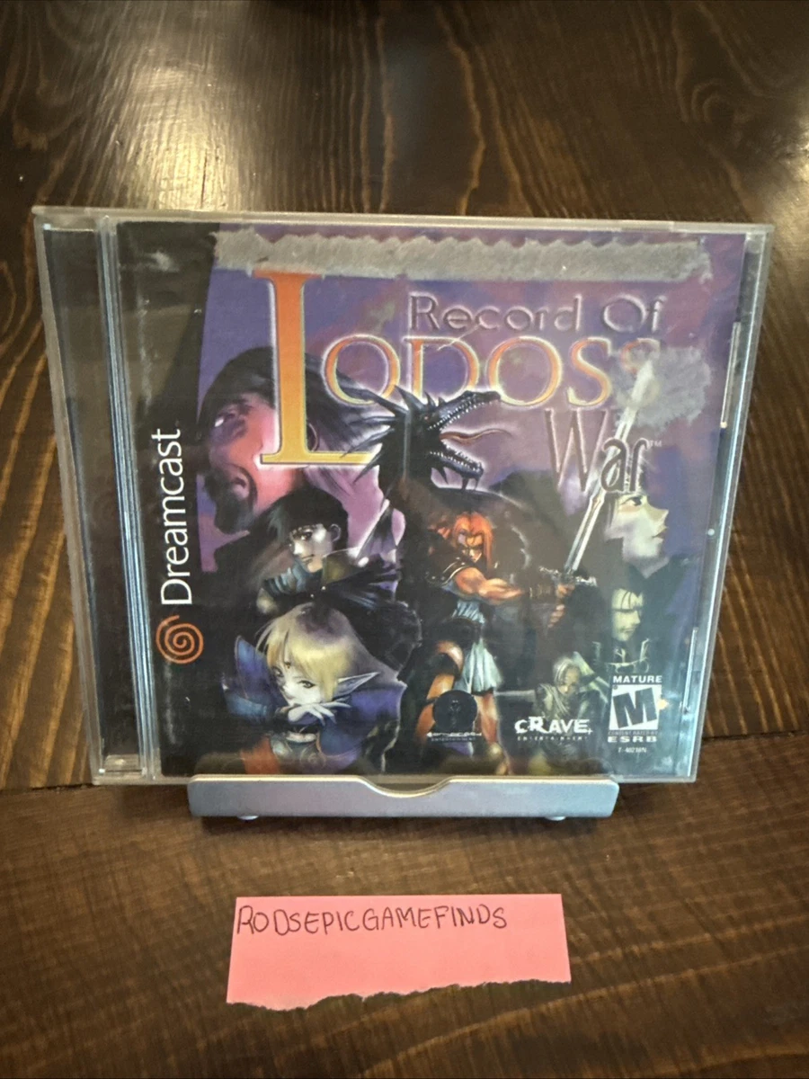 Sega Dreamcast Record of Lodoss War Video Games for sale | eBay