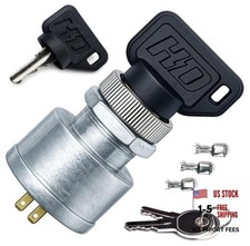 HD Switch E-Z-GO Starter Ignition Key Switch w/Umbrella Key for EZ-GO Electric