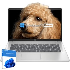 HP 17.3 IN BUSINESS LAPTOP 4.3 GHZ AMD RYZEN 5 32GB RAM 1T SSD WINDOWS 11 PRO