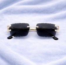 GRA Moissanite Black Designer UV400 Glasses